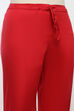 Off White Cotton Regular Pants image number 1