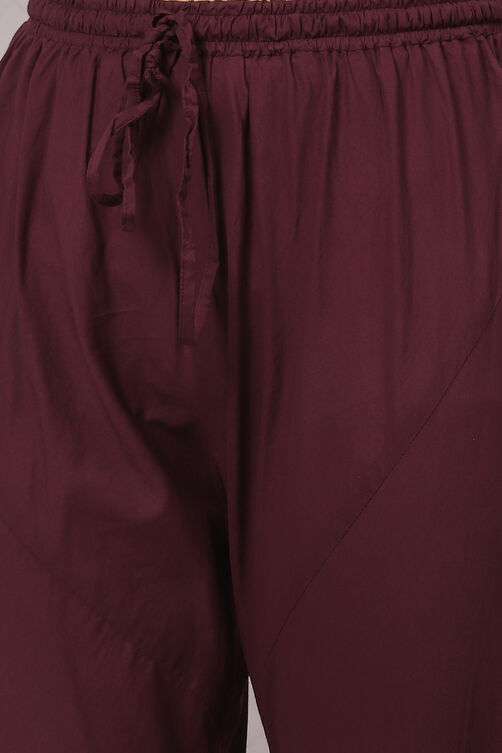Teal Cotton Silk Flared Kurta Churidar Suit Set image number 4