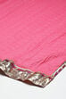 Pink Cotton Anarkali Kurta Palazzo Suit Set