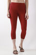Camel Cotton Lycra Leggings image number 4