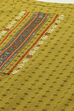 Blue Cotton Unstitched Suit Set image number 2