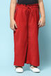 Blue & Rust Cotton Solid Pants image number 5