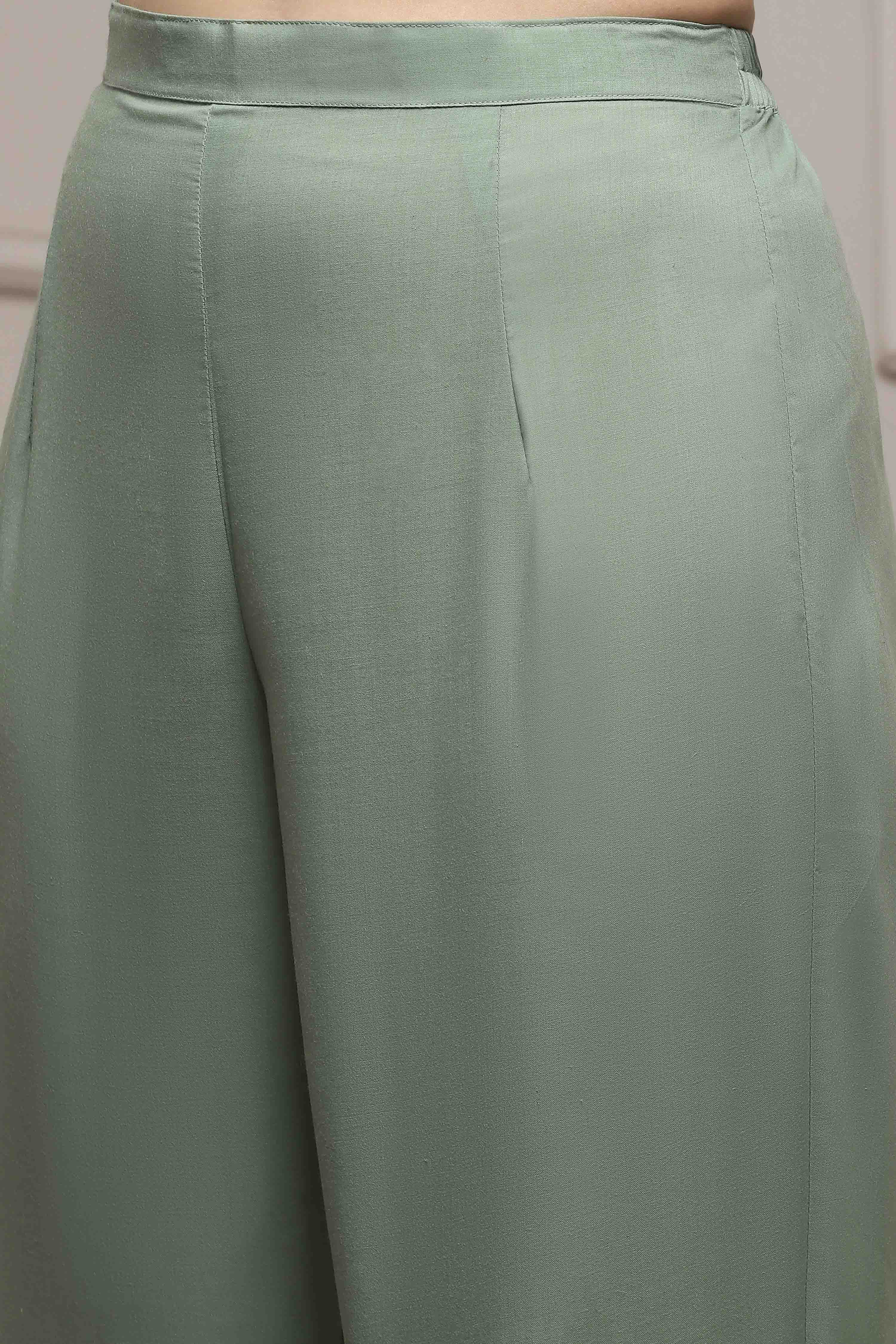 Peach Cotton Blend Thread Embroidered Unstitched Suit Set image number 3