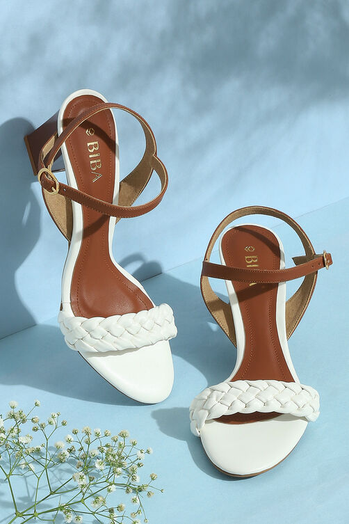 White Pu Sandals image number 0