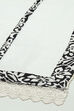White Black Rayon Unstitched Suit Set image number 4