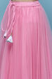 Pink Polyester Straight Suit Set image number 2