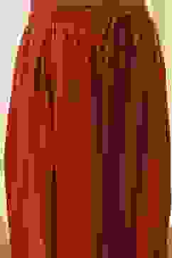 Burnt Orange Straight Solid Co-ord Set image number 2