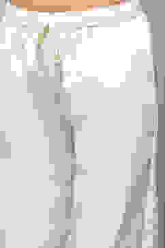 Cream Cotton Straight Suit Set image number 2