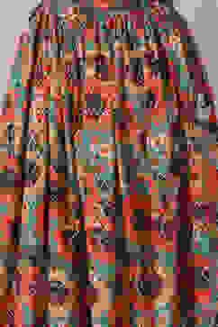 Red Viscose Straight Printed Kurta Set image number 2