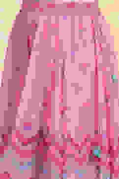 Pink Printed Flared Lehenga Set image number 2