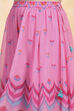 Pink Printed Flared Lehenga Set image number 2