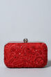 Red Silk Clutch image number 1