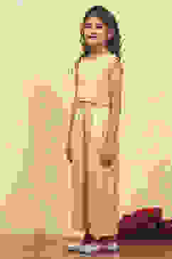 Yellow Viscose Embroidered STRAIGHT 3 Piece Set image number 6