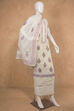 Pink Cotton Viscose Printed Unstitched Suit Set image number 4
