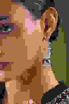 Silver Brass Jhumka image number 1