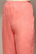 Pink Cotton Blend Floral Digital Print Unstitched Suit Set image number 3