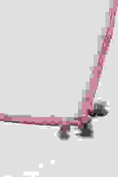 Peach Art Silk Flared Kurta Palazzo Suit Set image number 3