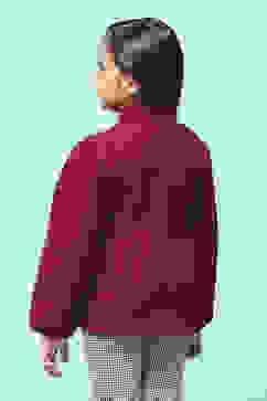 Brown & Red Acrylic Jacket image number 3