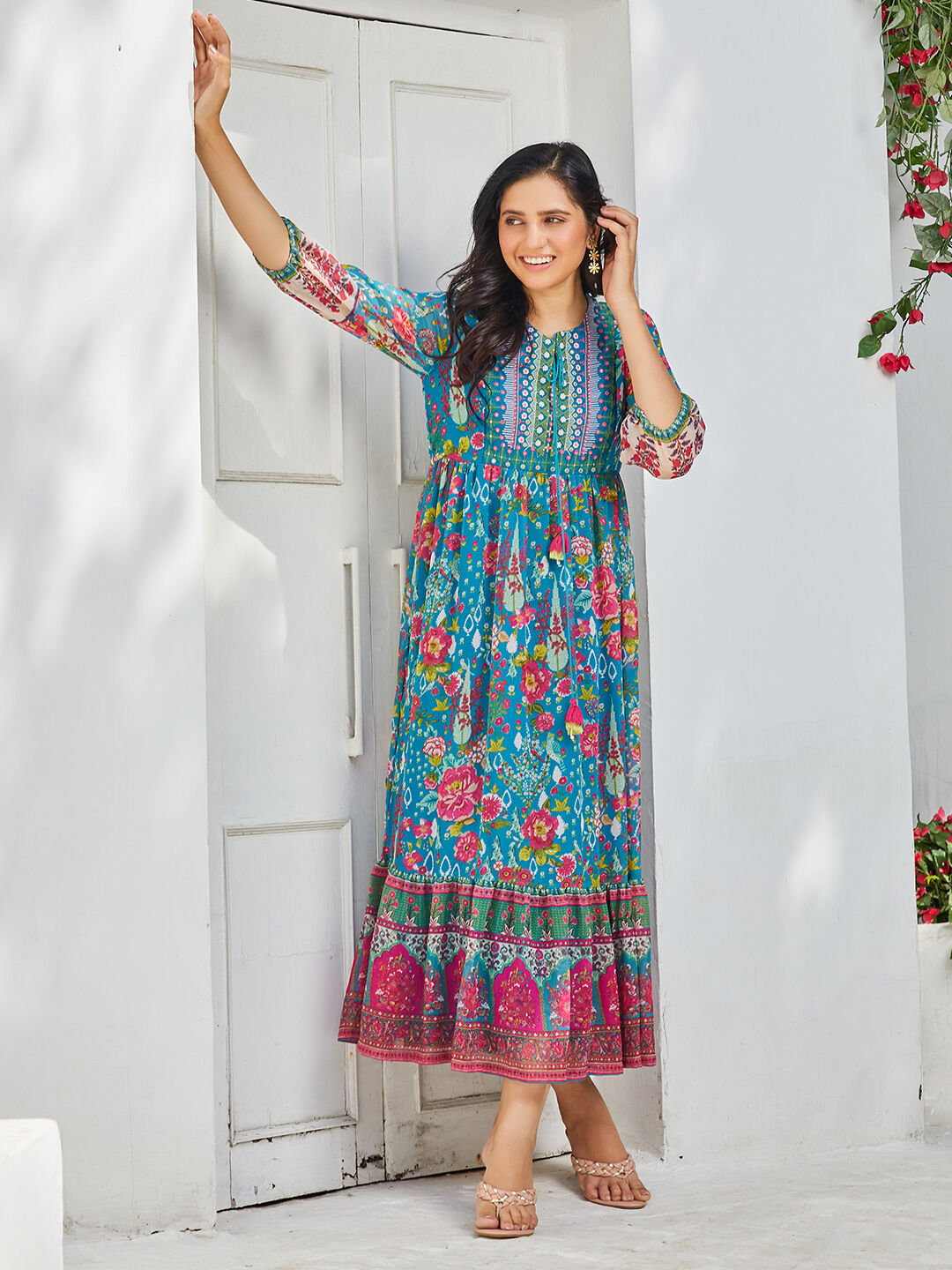 Biba blue dress store