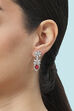 Red Brass Earrings image number 1