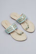 Mint Green Kohlapuri Sandal image number 6