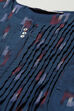 Navy Blue Cotton Printed Yard-Dyed Straight Kurta image number 1
