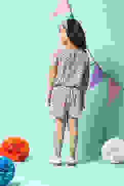 Turquoise Rayon Straight 2 Piece Set image number 4