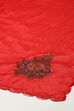 Red Silk Blend Hand Embroidered Unstitched Suit Set image number 4