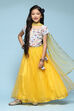 Multicolor Poly Viscose Lehenga Set
