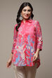 Coral Rayon Printed Shirt image number 1