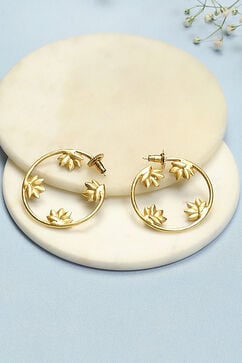 Black Brass Earrings image number 2