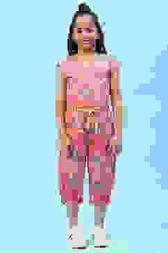 Coral Cotton Jumpsuit image number 5