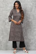 Mud Terry Rayon A-Line Kurta image number 0