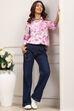 Purple Viscose Rayon Straight Shirt image number 0