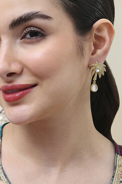 White Brass Drop & Danglers image number 1