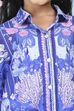 Blue Cotton Printed Shirt image number 1