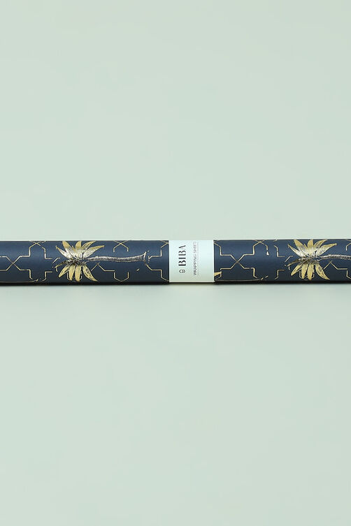 Navy Blue Gift Wrapping Paper at Biba India
