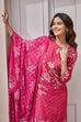 Berry Pink Rayon Straight Suit Set image number 0