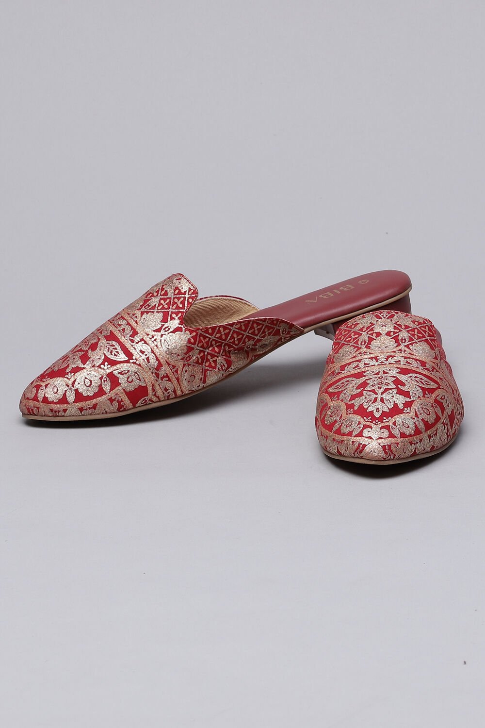 Maroon mules sale
