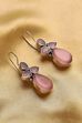 Light Pink Brass Nepali Drop & Danglers image number 0