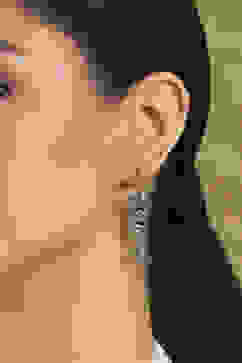 Off White Brass Jhumka image number 1