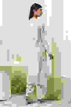 Pista Green Modal Blend Straight Suit Set image number 4