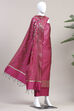 Rama Green Silk Unstitched Suit Set image number 4