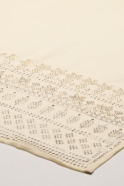 Off White Polyester Printed Dupatta image number 1