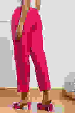 Fuschia Cotton Straight Pant image number 5