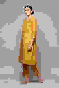 Ochre Rayon Flared 2 Piece Set image number 3