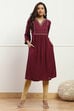 Camel Cotton Blend Solid Churidar image number 0