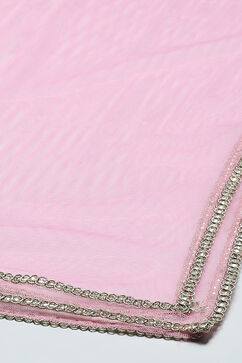 Pink Nylon Anarkali Suit Set image number 3