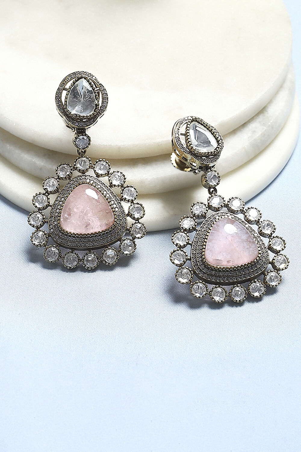 Light Pink Brass Drop & Danglers image number 0