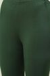 Camel Cotton Blend Solid Churidar image number 1